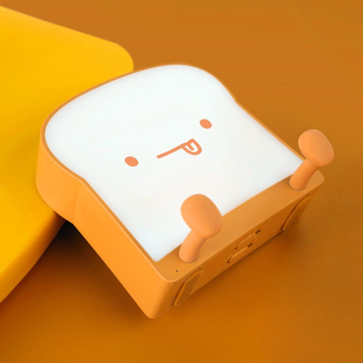 F-L-01 Toast Bread Night Light With Mobile Phone Holder Children Bedroom Timing Sleep Light(Snooze) - Night Lights by PMc TechLife | Online Shopping South Africa | PMc TechLife | Buy Now Pay Later Mobicred