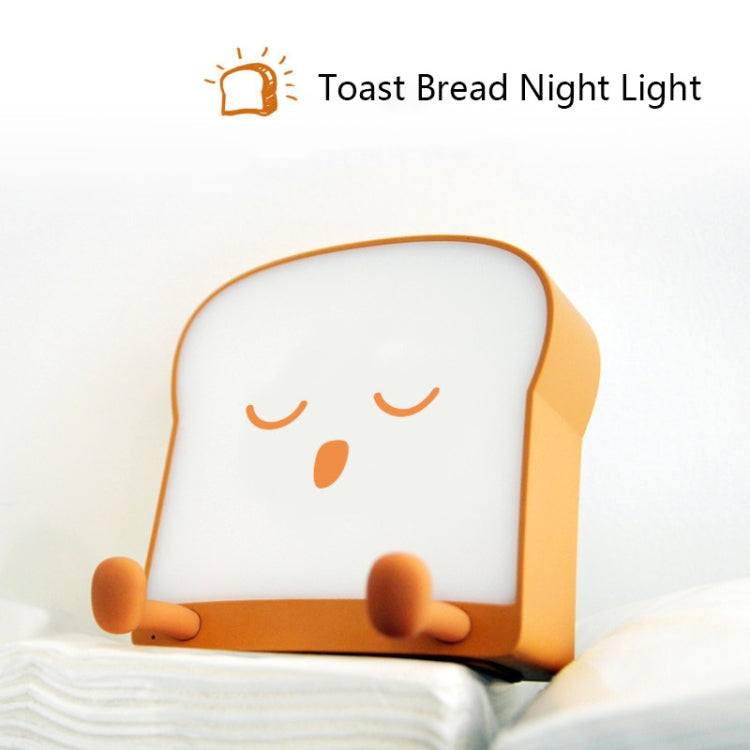 F-L-01 Toast Bread Night Light With Mobile Phone Holder Children Bedroom Timing Sleep Light(Snooze) - Night Lights by PMc TechLife | Online Shopping South Africa | PMc TechLife | Buy Now Pay Later Mobicred