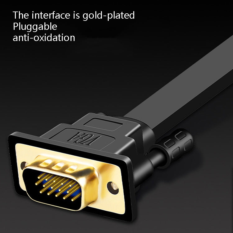 5m JH HV10 1080P HDMI to VGA Cable Projector TV Box Computer Notebook Industrial Display Adapter Cable - free shipping - PMC Jewellery - Order now!