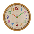 12 Inch Living Room Creative Color Wood Grain Wall Clock Quartz Clock  Classroom Children  Personality Wall  Clock - Wall Clock by PMc TechLife | Online Shopping South Africa | PMc TechLife | Buy Now Pay Later Mobicred