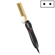 Multifunctional Comb Dry And Wet Dual-Use Curly Hair Straightening Stick Electric Perm Comb EU Plug(Golden) - free shipping - PMC TechLife - Order now!