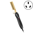 Multifunctional Comb Dry And Wet Dual-Use Curly Hair Straightening Stick Electric Perm Comb AU Plug(Golden) - free shipping - PMC TechLife - Order now!