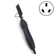 Multifunctional Comb Dry And Wet Dual-Use Curly Hair Straightening Stick Electric Perm Comb AU Plug(Black)