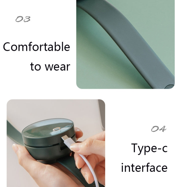 G3 Portable Outdoor Kids USB Mini Mirror Leafless Watch Fan(White) - Electric Fans by PMC Jewellery | Online Shopping South Africa | PMC Jewellery | Buy Now Pay Later Mobicred