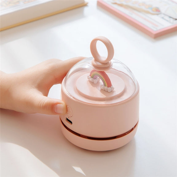 X1 Mini USB Handheld Wireless Desktop Vacuum Cleaner(Pink)