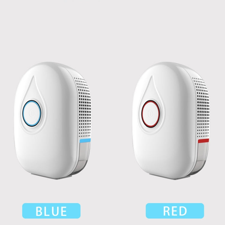GZ-1901 Semiconductor Mini Dehumidifier Household Small Dehumidifier Bedroom Dehumidifier Moisture Absorber, Product specification: EU Plug(Fresh Blue)