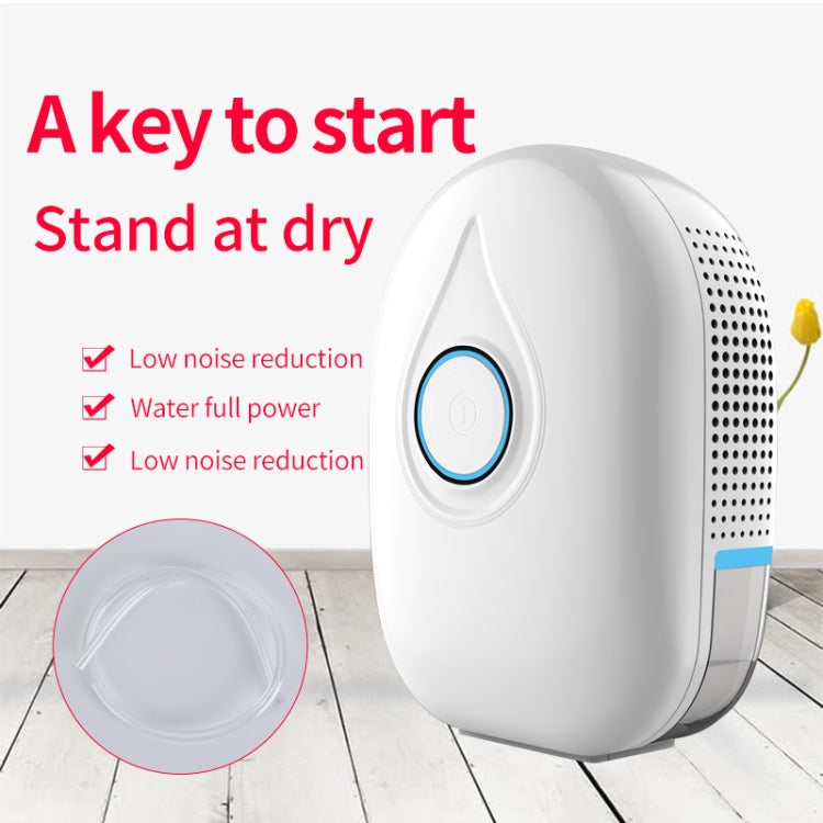 GZ-1901 Semiconductor Mini Dehumidifier Household Small Dehumidifier Bedroom Dehumidifier Moisture Absorber, Product specification: EU Plug(Fresh Blue)