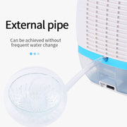 GZ-1901 Semiconductor Mini Dehumidifier Household Small Dehumidifier Bedroom Dehumidifier Moisture Absorber, Product specification: EU Plug(Fresh Blue)