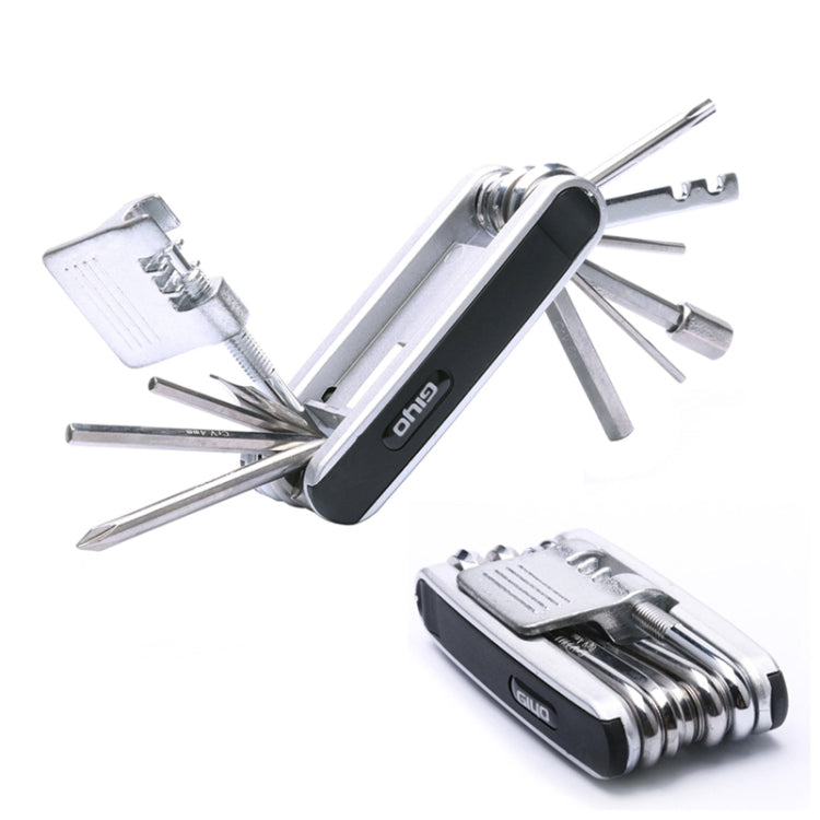 GIYO 13 In 1 Bicycle Repair Combination Tool Multifunctional Mountain Bike Bicycle Repair Tool - Maintenance tools by GIYO | Online Shopping South Africa | PMC Jewellery | Buy Now Pay Later Mobicred