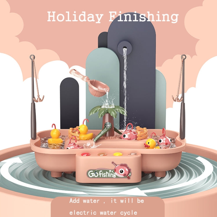 Play House Children Educational Electric Cycle Rotating Fishing Station Summer Water Game Toy Set, Colour: Green 6 Ducks - Music Toys by PMC TechLife | Online Shopping South Africa | PMC TechLife | Buy Now Pay Later Mobicred