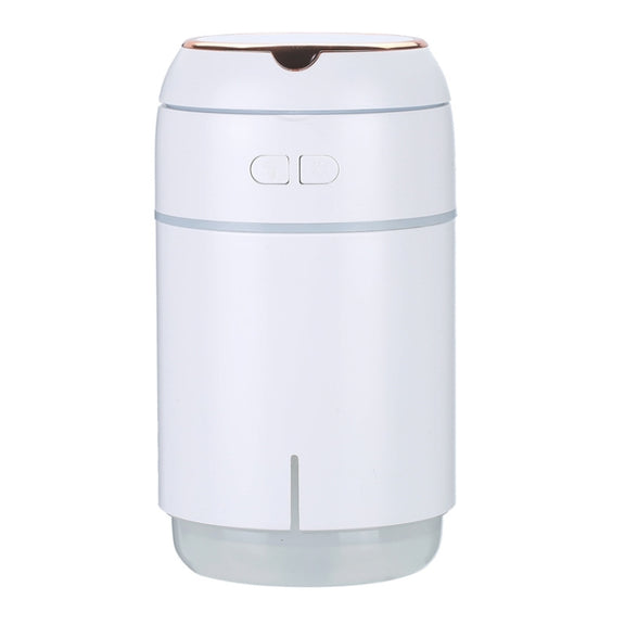 K005 Portable Hydrating LED Fill Light Makeup Mirror USB Mini Humidifier(White)