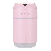 K005 Portable Hydrating LED Fill Light Makeup Mirror USB Mini Humidifier(Pink)