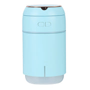 K005 Portable Hydrating LED Fill Light Makeup Mirror USB Mini Humidifier(Blue)