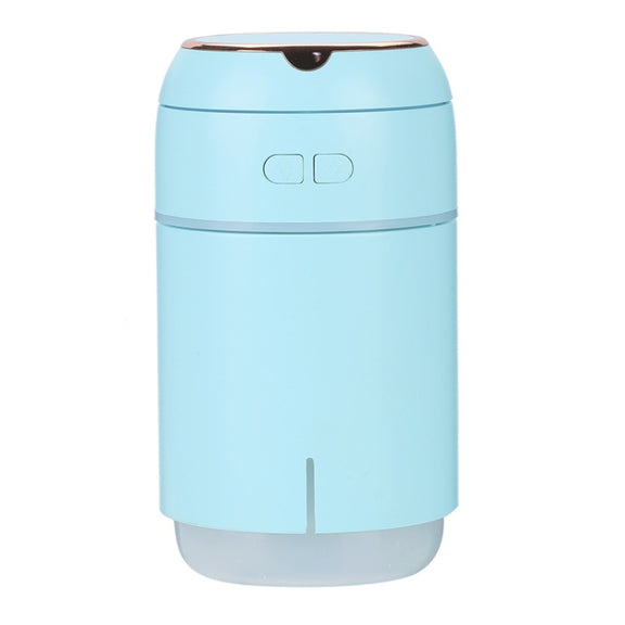 K005 Portable Hydrating LED Fill Light Makeup Mirror USB Mini Humidifier(Blue)