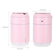 K005 Portable Hydrating LED Fill Light Makeup Mirror USB Mini Humidifier(Blue)