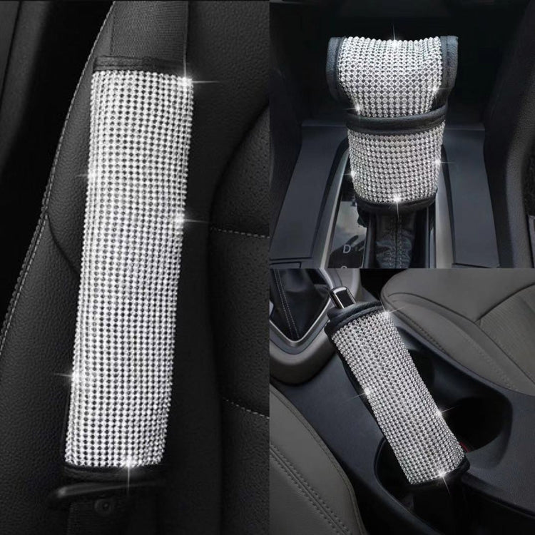 2 PCS Car Diamond-Studded Interior Products Personalized Protective Sleeve Gear Cover - Car Interior Mouldings by PMC TechLife | Online Shopping South Africa | PMC TechLife | Buy Now Pay Later Mobicred
