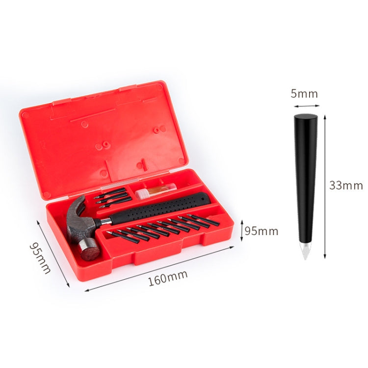 Q412 Car Tyre Repair Nail Emergency Tire Repair Kit - Hand Tool Sets by PMC TechLife | Online Shopping South Africa | PMC TechLife | Buy Now Pay Later Mobicred