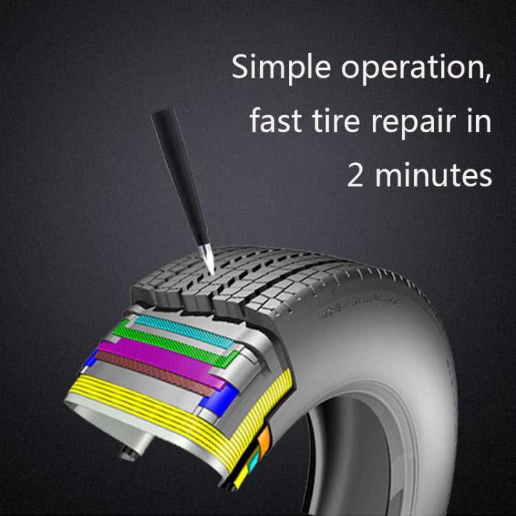 Q412 Car Tyre Repair Nail Emergency Tire Repair Kit - Hand Tool Sets by PMC TechLife | Online Shopping South Africa | PMC TechLife | Buy Now Pay Later Mobicred