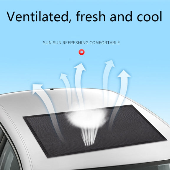 N913 Nylon Mesh Screens For Insect-Proof Dust-Proof Ventilated And Breathable Car Sunroof Magnetic Sun Shade, Size: 95x55cm