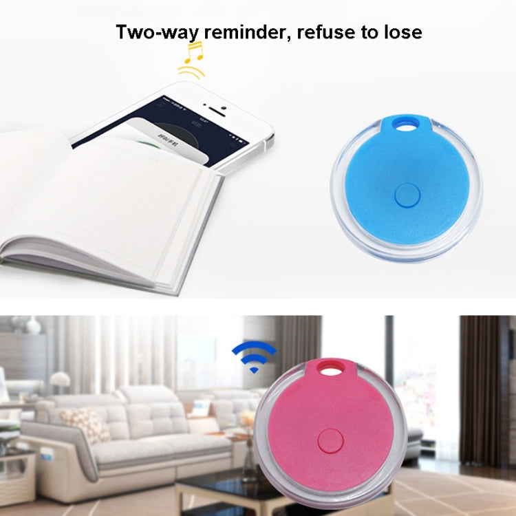 2 PCS  HYC-05 Round Bluetooth Anti-Lost Device Mobile Phone Key Two-Way Object Finding Alarm( Blue) - Anti-lost Alarm by PMC Jewellery | Online Shopping South Africa | PMC Jewellery | Buy Now Pay Later Mobicred