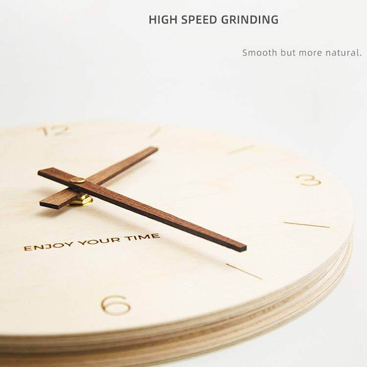 10 inch Without Printing Plate Wooden Sling Wall Clock Home Living Room Clock - Wall Clock by PMc TechLife | Online Shopping South Africa | PMc TechLife | Buy Now Pay Later Mobicred