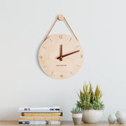 10 inch Without Printing Plate Wooden Sling Wall Clock Home Living Room Clock
