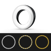 Mobile Phone Live Selfie Light LED Beauty Ring Fill Light(Black)