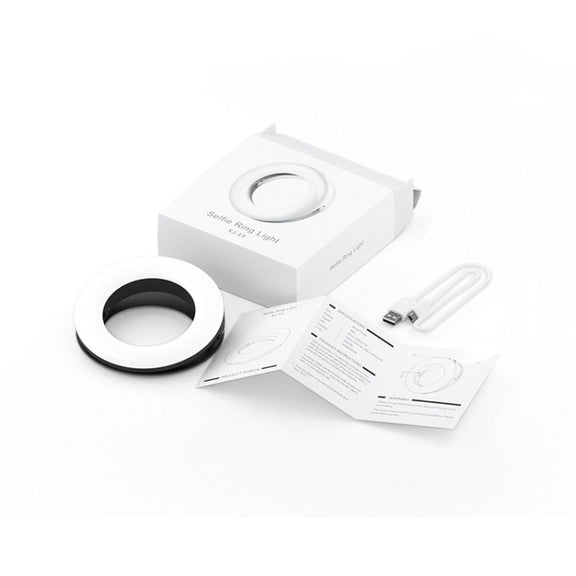 Mobile Phone Live Selfie Light LED Beauty Ring Fill Light(Black)