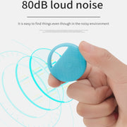HYC-S9 2 PCS Round Bluetooth Object Finder Mobile Phone Tracking Locator Anti-Lost Two-Way Alarm(Pink)