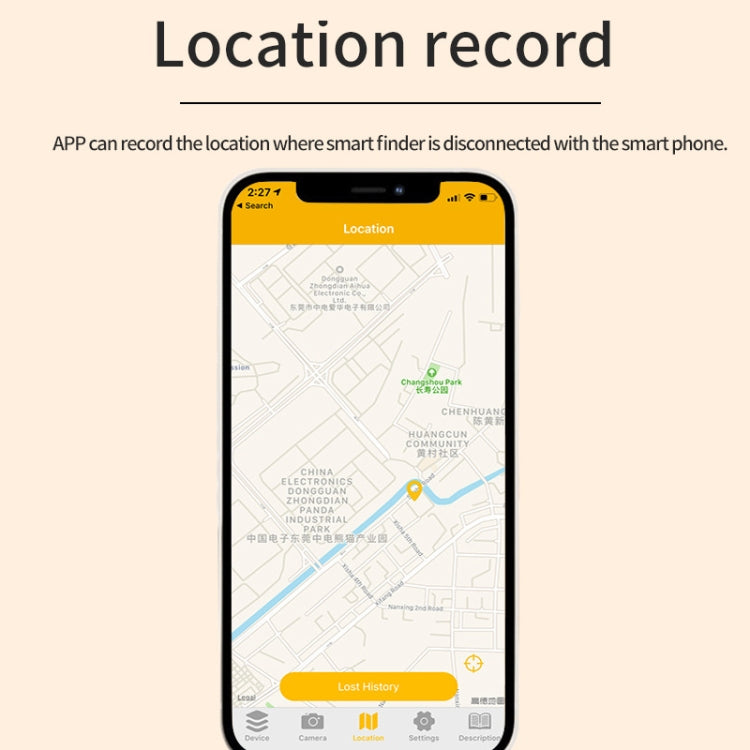 HYC-S9 2 PCS Round Bluetooth Object Finder Mobile Phone Tracking Locator Anti-Lost Two-Way Alarm(Green)