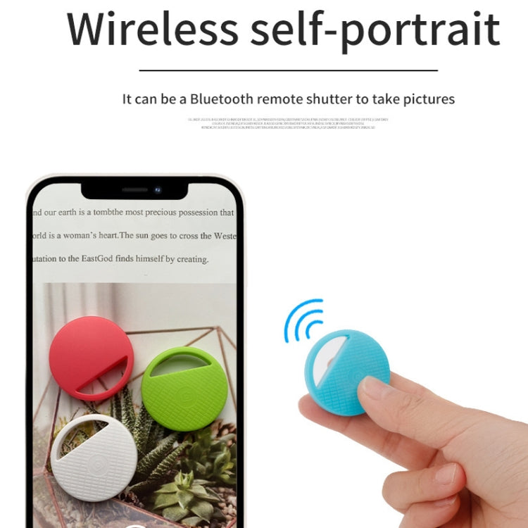 HYC-S9 2 PCS Round Bluetooth Object Finder Mobile Phone Tracking Locator Anti-Lost Two-Way Alarm(Black)