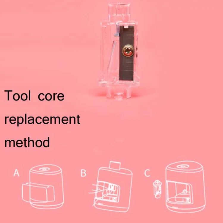 Deli Student Electric Stationery Set Desktop Cleaner/Electric Eraser/Electric Pencil Sharpener(Pink) - free shipping - PMc TechLife - Order now!