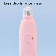Deli Student Electric Stationery Set Desktop Cleaner/Electric Eraser/Electric Pencil Sharpener(Pink)