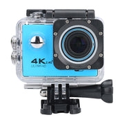 WIFI Water-resistant Action Camera Cycling 4K camera Ultra Diving  60PFS kamera Helmet bicycle Cam underwater Sports 1080P Camera(Blue)