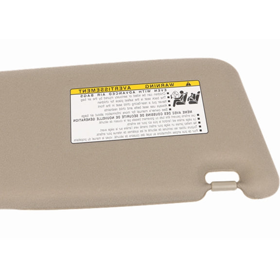 Left Driver Side Sun Visor With Mirror Driving Position Sun Visor For Toyota Camry 2007-2011(Gray)
