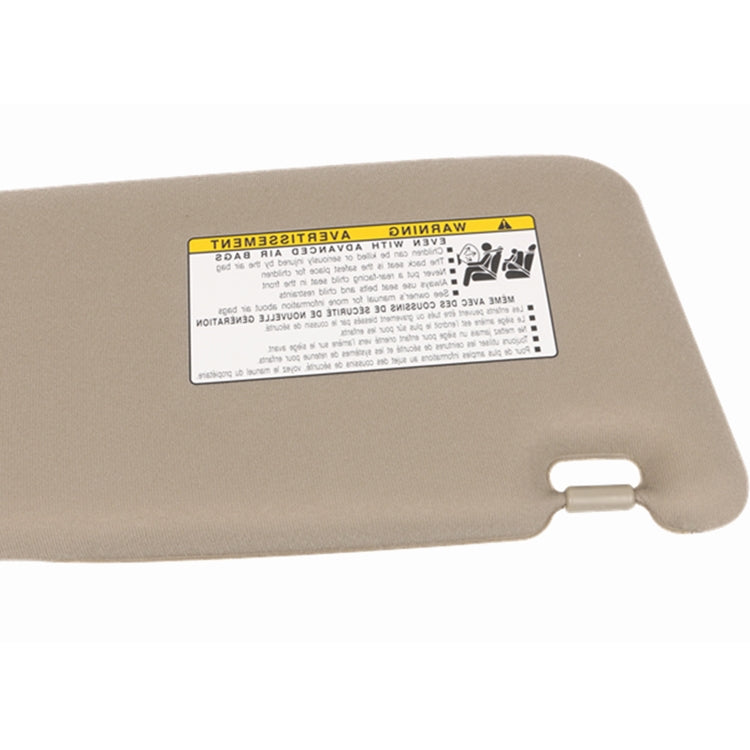 Left Driver Side Sun Visor With Mirror Driving Position Sun Visor For Toyota Camry 2007-2011(Gray)