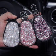 Diamond Car Gourd Key Case Car Key Case(White Diamond)