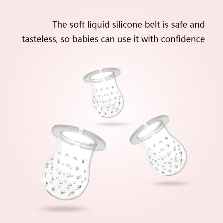 Baby Fruit And Vegetable Food Supplement Food Fruit Bite Bag(S Blue) - Cups & Silicone Nipple by PMC TechLife | Online Shopping South Africa | PMC TechLife