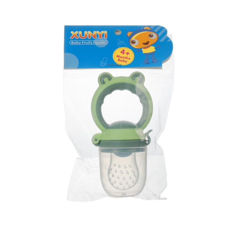 Baby Fruit And Vegetable Food Supplement Food Fruit Bite Bag(S Blue) - Cups & Silicone Nipple by PMC TechLife | Online Shopping South Africa | PMC TechLife