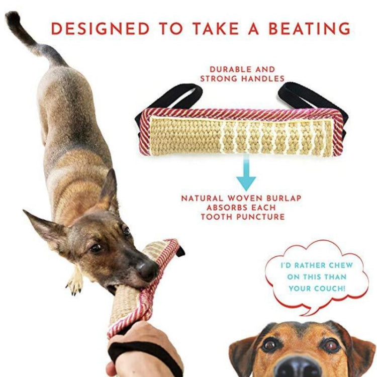 Dog Training Hemp Bite Stick Dog Bite Stick Dog Training Supplies(A1)