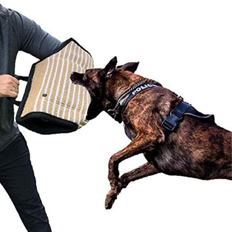 Dog Training Black-Edged Rough-Grained Jute Fluttering Sleeves Protector - Training Aids by PMC TechLife | Online Shopping South Africa | PMC TechLife | Buy Now Pay Later Mobicred