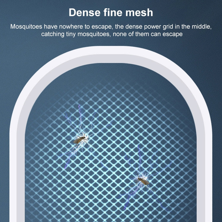 Electrical Mosquito Swatter Mosquito Killer Two-In-One USB Rechargeable Household Electrical Mosquito Swatter, Colour: LEDx6 Purple (Base Charging) - Fly Swatter by PMC TechLife | Online Shopping South Africa | PMC TechLife | Buy Now Pay Later Mobicred