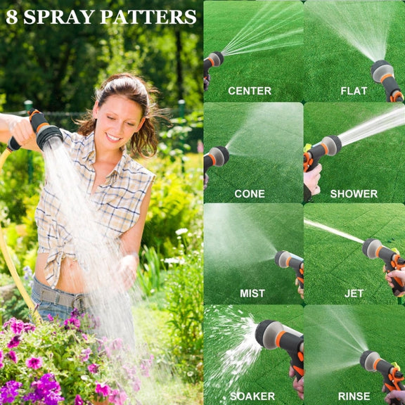 Plastic Household Flower Garden Watering Sprinkler, With Rubber Quick Connector+Universal Connector