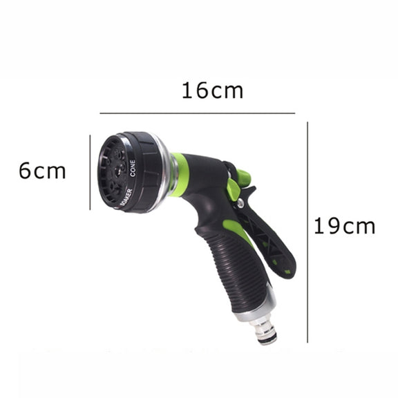 Metal Multifunctional Garden Household Car Watering Sprinkler High Pressure Nozzle(Orange Red)