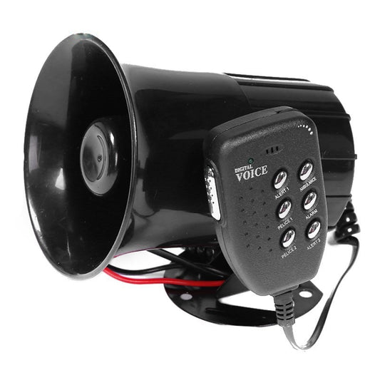Car Motorcycle Horn 12V Alarm Horn 6-Tone Loudspeaker - Security Alarm System by PMC Jewellery | Online Shopping South Africa | PMC Jewellery | Buy Now Pay Later Mobicred