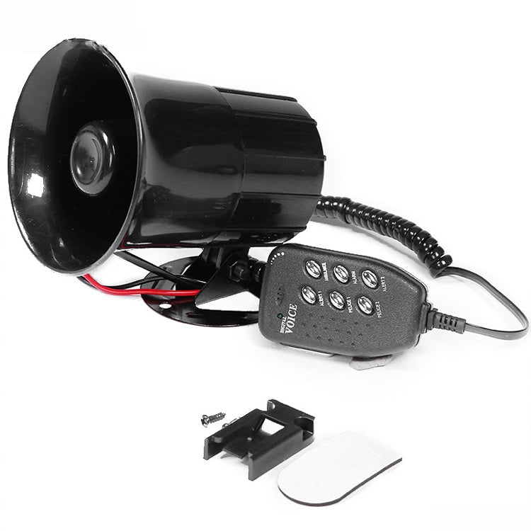 Car Motorcycle Horn 12V Alarm Horn 6-Tone Loudspeaker - Security Alarm System by PMC Jewellery | Online Shopping South Africa | PMC Jewellery | Buy Now Pay Later Mobicred