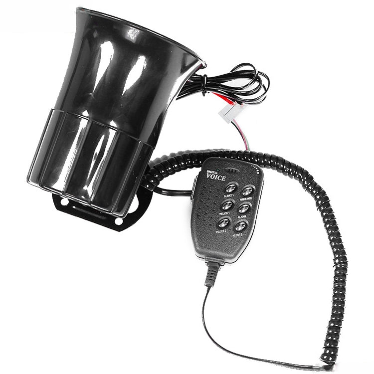 Car Motorcycle Horn 12V Alarm Horn 6-Tone Loudspeaker - Security Alarm System by PMC Jewellery | Online Shopping South Africa | PMC Jewellery | Buy Now Pay Later Mobicred
