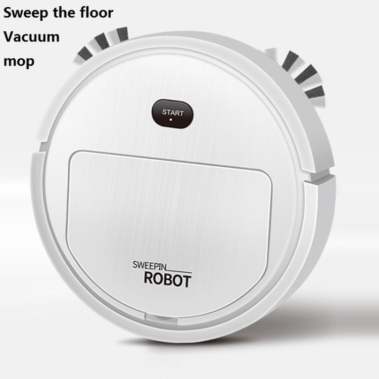 Household Automatic Smart Charging Sweeping Robot, Specification: 3 in 1���White���