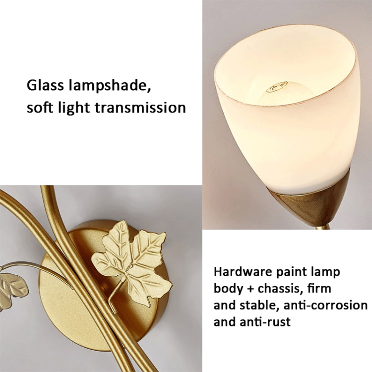 6014 Iron Wall Lights LED Bedroom Bedside Lights Postmodern Corridor Trump Light Hotel Restaurant Lighting, Power source: Without Light Bulb( Black Single Head) - free shipping - PMc TechLife - Order now!