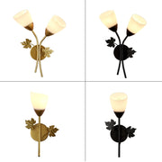 6014 Iron Wall Lights LED Bedroom Bedside Lights Postmodern Corridor Trump Light Hotel Restaurant Lighting, Power source: 12W Warm Light( Black Single Head)